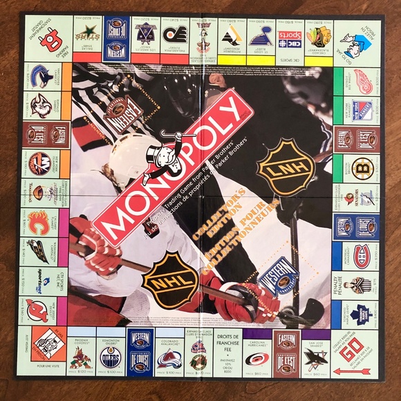 Monopoly, Vintage, 1999, NHL, Collectors Edition, Pewter Tokens, Complete - Picture 3 of 15